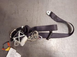 2011-2014 GMC Sierra 2500 Black Seat Belt Assembly - Front, Right (Passenger) (Used OEM)