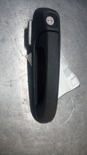 2005-2011 Dodge Dakota Black Front Exterior Door Handle - Left (Driver) (Used OEM)
