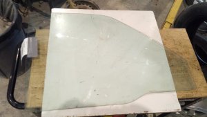 1984-1995 Dodge Caravan Door Glass - Front, Right (Passenger) (Used OEM)