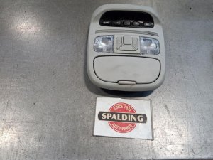 2007-2010 Toyota Sienna Silver Roof Console Panel with Sunroof Switch (Used OEM)