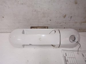 2007-2010 Ford Explorer Sport Trac White Front Exterior Door Handle - Left (Driver) (Used OEM)