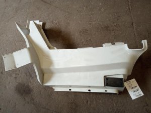  Volvo VNL White Fiberglass Fender Flare - Right (Passenger) (Used OEM)