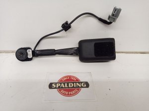 2017-2023 Tesla 3 Black Seat Belt Assembly - Front, Right (Passenger) (Used OEM)