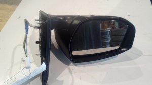 2016-2019 Nissan Sentra White Power Door/Side View Mirror - Left (Driver) (Used OEM)