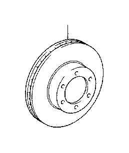 2005-2023 Toyota Tacoma Disc Brake Rotor - Front (Used OEM)