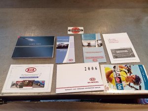 2006 Kia Spectra Owners Manual (Used OEM)