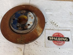 2004-2010 Chevrolet Malibu Silver Rear Disc Brake Kit - Front (Used OEM)