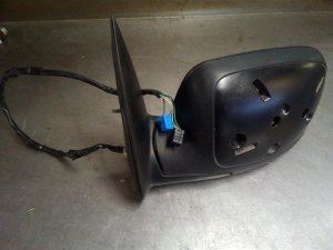 2003-2006 Chevrolet Suburban 2500 Black Power Door/Side View Mirror - Left (Driver) (Used OEM)