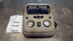 2003-2006 GMC Yukon XL 1500 Silver Overhead Console Panel with Sunroof and Communication System (Used OEM)
