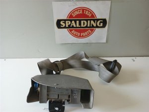 1995-1999 GMC C1500 Gray Seat Belt Assembly - Front, Right (Passenger) (Used OEM)