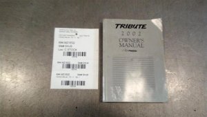 2002 Mazda Tribute Owners Manual (Used OEM)