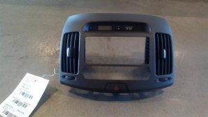 2007-2010 Hyundai Elantra Gray Radio Instrument Panel Bezel (Used OEM)