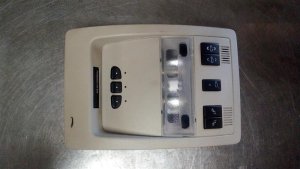 2007-2009 GMC Yukon XL 1500 Tan Roof Console Panel (Used OEM)