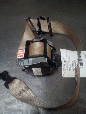 2014-2017 Buick Verano Black Seat Belt Assembly - Front, Right (Passenger) (Used OEM)
