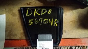 2015-2019 Subaru Legacy Door Vent Glass - Rear, Right (Passenger) (Used OEM)