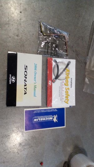 2006-2008 Hyundai Sonata Owners Manual (Used OEM)
