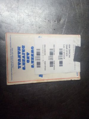 1984 GMC Jimmy Owners Manual (Used OEM)