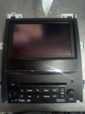 2012 GMC Yukon AM-FM-CD-DVD Navigation Radio with Display (Used OEM)
