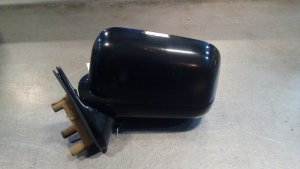 2000-2004 Nissan Frontier Black Manual Door/Side View Mirror - Left (Driver) (Used OEM)