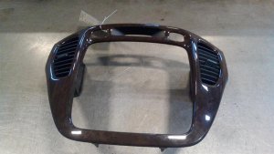 2001-2007 Toyota Highlander Brown Center Radio Instrument Panel Bezel with Vents (Used OEM)