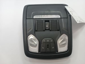 2019 Ram 3500 Black Front Overhead Roof Console with Power Sliding Window Switch (Used OEM)