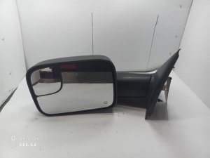 2002-2008 Dodge Ram 1500 Black Power Heated Door/Side View Mirror - Left (Driver) (Used OEM)