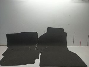 2019-2026 Chevrolet Silverado 1500 Black All-Weather Floor Mat Set (Used OEM)