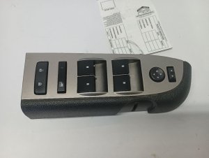 2009-2017 Chevrolet Traverse Silver Master Power Window and Door Lock Switch - Left (Driver) (Used OEM)