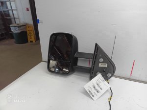 2007-2013 Chevrolet Silverado 1500 Black Power Heated Door/Side View Mirror - Left (Driver) (Used OEM)