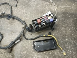 2001-2004 Toyota Tacoma Engine Fuse Box with Wiring Harness (Used OEM)