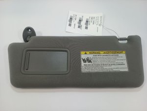 2005-2011 Toyota Tacoma Gray Sun Visor with Sliding Extender - Left (Driver) (Used OEM)