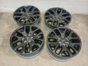 2023-2025 Toyota Sequoia 20x8 6 Y-Spoke Painted Charcoal Alloy Wheel (Used OEM)
