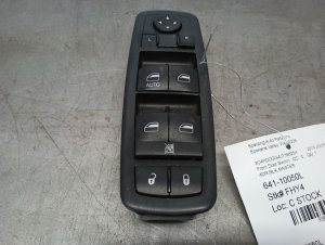 2017-2020 Dodge Journey Black Front Master Door Lock and Window Switch - Left (Driver) (Used OEM)