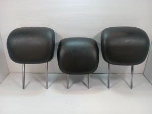 2014-2017 INFINITI QX80 Black Rear Second Row Bench Seat Headrest Set (Used OEM)