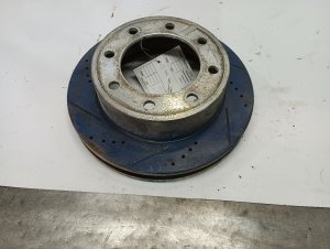 2000-2005 Ford Excursion Slotted and Drilled Disc Brake Kit - Rear (Used OEM)