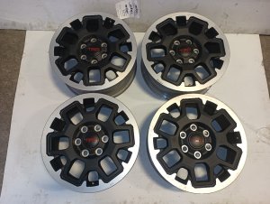 2024-2026 Toyota Tacoma Black 18x7.5 TRD Matte Finish Alloy Wheel (Used OEM)