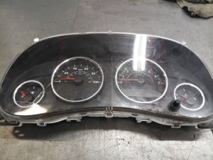 2014 Jeep Wrangler Instrument Cluster with Vehicle Information Center and Chrome Trim (Used OEM)