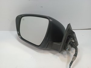 2017-2020 Nissan Rogue Black Power Heated Door/Side View Mirror with Camera and Turn Signal - Left (Driver) (Used OEM)