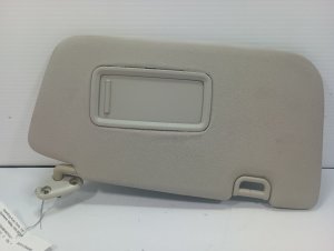 2008-2014 Subaru Impreza Silver Sun Visor with Mirror - Right (Passenger) (Used OEM)