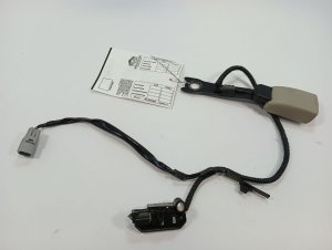 2011-2014 Toyota Sienna Silver Seat Belt Buckle - Front, Left (Driver) (Used OEM)