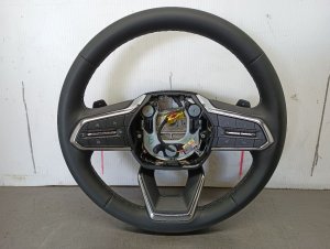 2025-2026 GMC Terrain Black Leather Steering Wheel with Buttons (Used OEM)