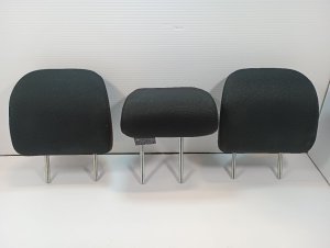 2015-2021 Subaru WRX STI Black Rear Seat Headrest Set (Used OEM)