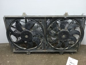 2014-2020 Nissan Rogue Dual A/C Condenser Fan Motor Assembly (Used OEM)