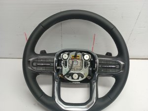 2025-2026 GMC Terrain Black Heated Leather Steering Wheel with Controls (Used OEM)