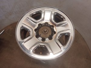 2013-2026 Ram 3500 Chrome 5-Spoke Chrome Clad Steel Wheel (Used OEM)