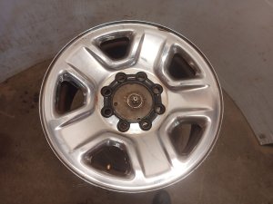 2013-2026 Ram 3500 Chrome 5-Spoke Chrome Clad Steel Wheel (Used OEM)