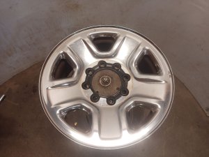 2013-2026 Ram 3500 Chrome 5-Spoke Chrome Clad Steel Wheel (Used OEM)