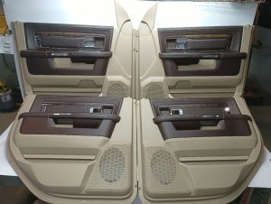 2019-2024 Ram 1500 Classic Tan Door Interior Trim Panel - Front (Used OEM)