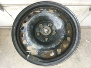 2007-2011 Toyota Camry Black 16x6.5 Steel Wheel (Used OEM)