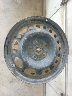2007-2011 Toyota Camry Black 16x6.5 Steel Wheel (Used OEM)